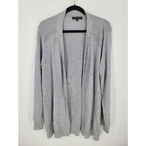 Love Ellie NWT Women's Gray long line‎ open front cardigan Size XL